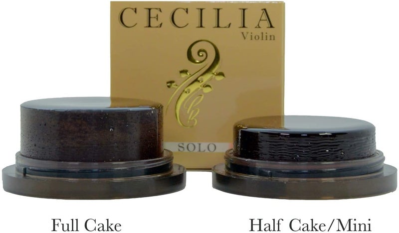 Cecilia صمغ سيسيليا 'سولو' لآلة الكمان، صمغ مصمم خصيصًا لأقواس الكمان (MINI (نصف كعكة)) - Image 3